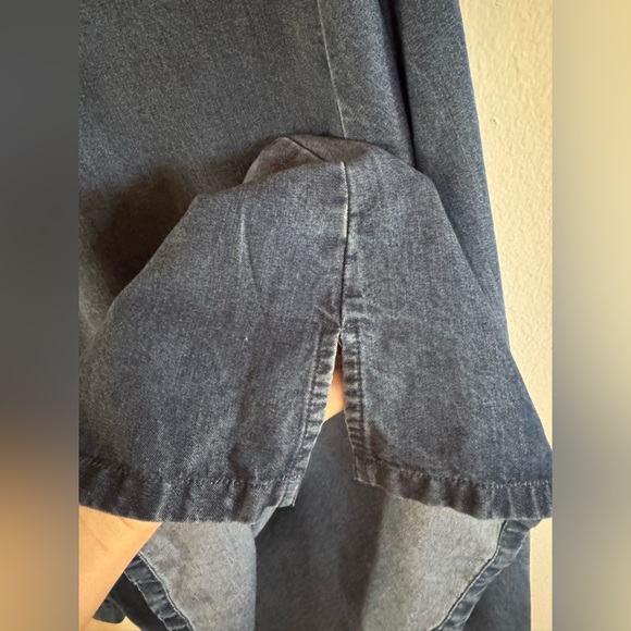 Coldwater Creek women’s M shirt lagenlook minimalist classic romantic prairie - Picture 8 of 9